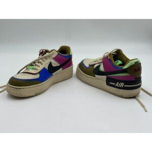 EUC Nike Air Force 1 Shadow SE Cactus Flower CT1985-500 Womens Shoes Size 7